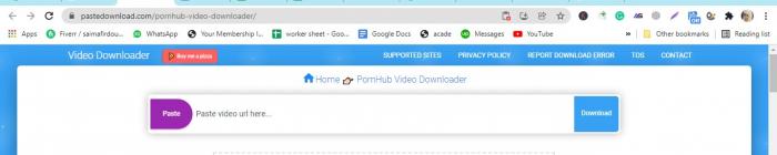 PasteDownload - the best tool to download from pornhub