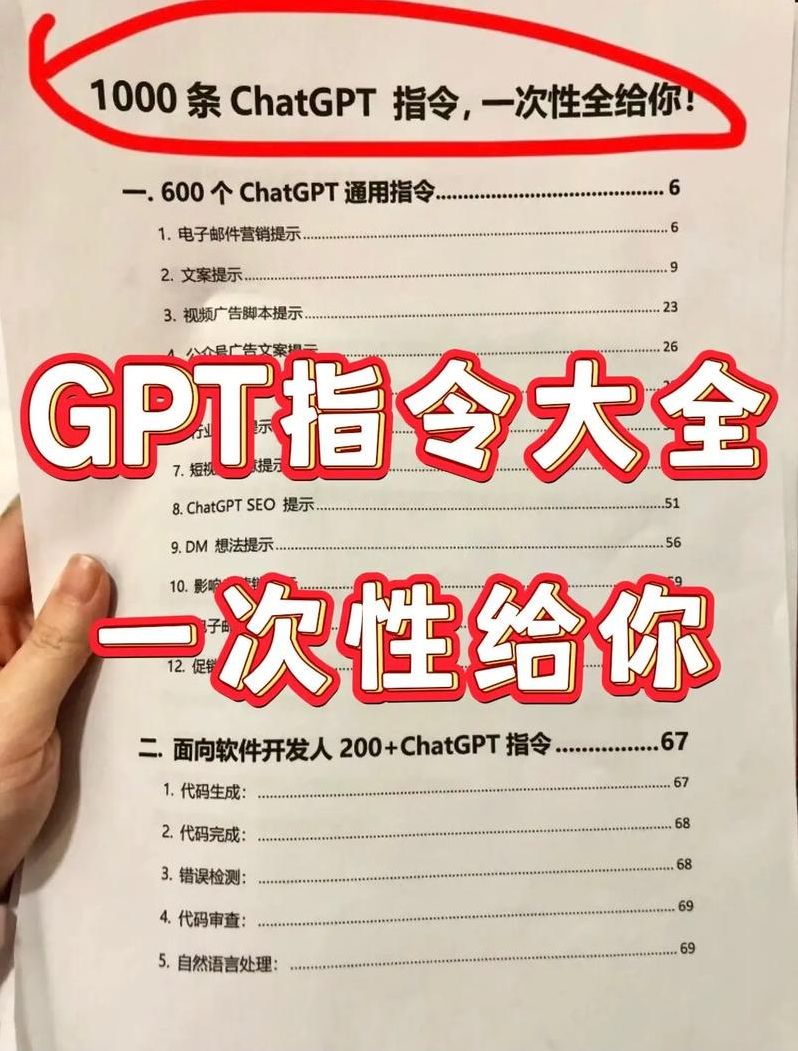 关于chatgpt写作指令大全的信息