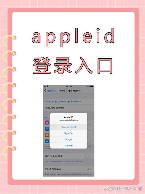 苹果id登录官网首页（iphoneid登录官网）